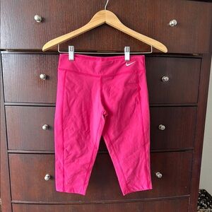 Nike Pink Cropped/Capri Leggings